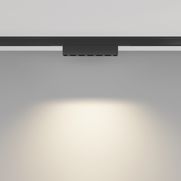 TR193-1-5W2.7K-M-B Ультратонкий трековый диммируемый по TRIAC 0/1-10V магнитный светодиодный светильник Maytoni Levity CRI90+ 2700К 220Лм 30° 5Вт