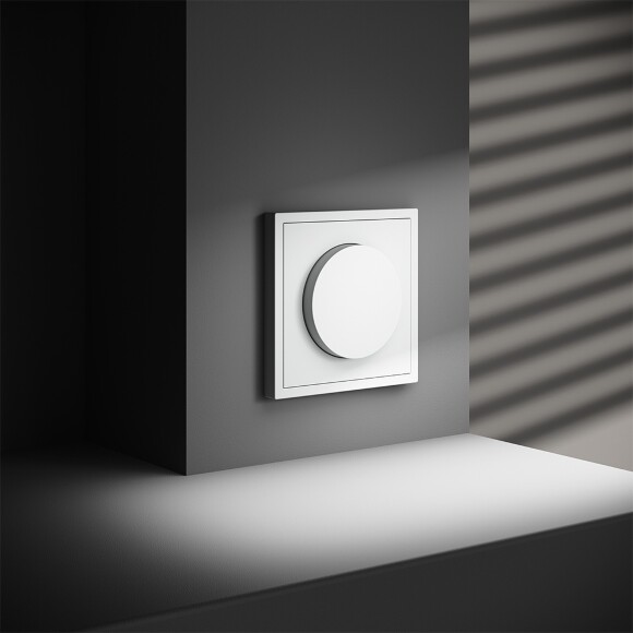 VLS070302 Диммер (светорегулятор) поворотно-нажимной 600 Ватт, белого матового цвета VOLTUM S70 (белый матовый) VLS070302 Диммер (светорегулятор) поворотно-нажимной 600 Ватт, белого матового цвета VOLTUM S70 (белый матовый)