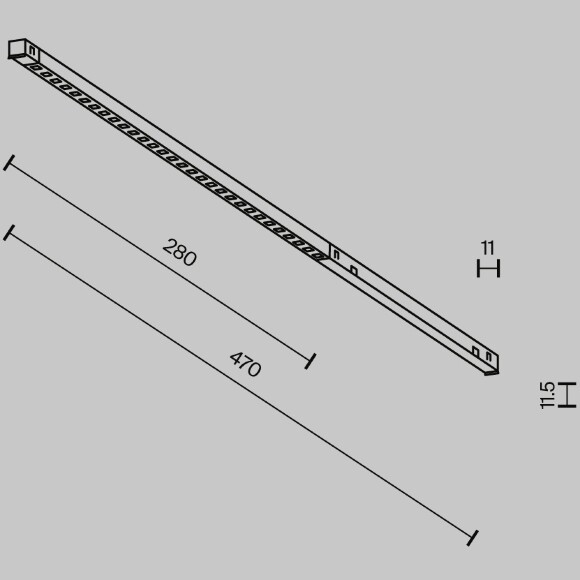 Трековый светильник Technical TR241-4-6WTW-DD2-B
