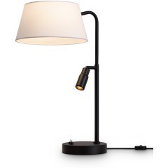 Freya Flint FR2066TL-L40B Настольный светильник с LED-подсветкой регулируемой по углу рассеивания, 1xE14 до 40Вт (нет в комплекте), 220В, подсветка: 3000К, CRI80, 150лм, 10-60 град, раздельное включение, черный металл, плафон белый абажур, 525x350x250мм Freya Flint FR2066TL-L40B Настольный светильник с LED-подсветкой регулируемой по углу рассеивания, 1xE14 до 40Вт (нет в комплекте), 220В, подсветка: 3000К, CRI80, 150лм, 10-60 град, раздельное включение, черный металл, плафон белый абажур, 525x350x250мм