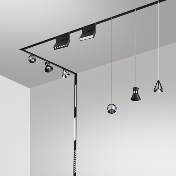 358399 Трековый светодиодный светильник Novotech Flum CRI90+ 4000К 800Лм 60° 10W