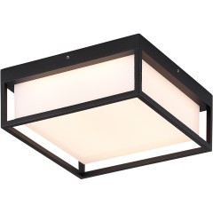 SL9517.402.01 Светильник уличный потолочный ST-Luce черный/белый LED 1*20W 3000K/4000K/5000K CUBO