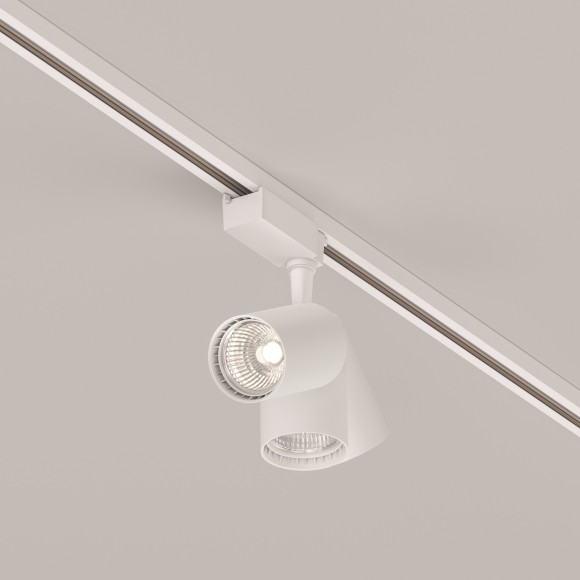 Однофазный двужильный светодиодный трековый светильник Maytoni Unity TR003-1-10W4K-S-W Vuoro 4000К 900Лм CRI90+ 24° 10Вт