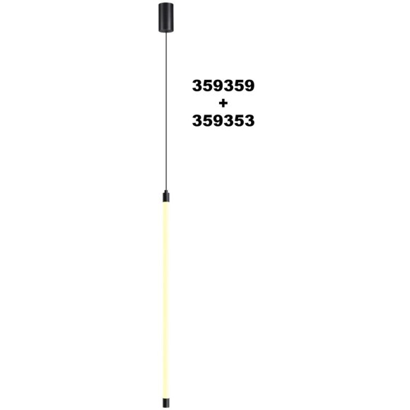 Модульный светодиодный линейный светильник 10W 3000K 944Лм Novotech VITZ 359353