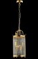 Светильник подвесной Crystal Lux TADEO SP4 D200 GOLD/TRANSPARENTE