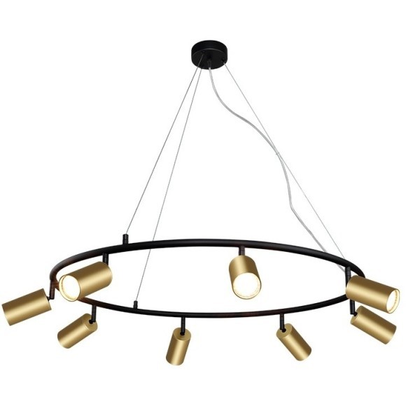 Светильник подвесной Crystal Lux CLT 015C8 D800 BL-GO Светильник подвесной Crystal Lux CLT 015C8 D800 BL-GO