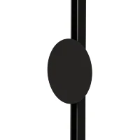 Arte Lamp Optima A7291PL-1BK Черный магнитный светильник обратного заливающего света, мягкое рассеянное освещение на стену или потолок, диаметр 15см, LED 8Вт 480Лм 3000K CRI90+ 120° IP20 48В