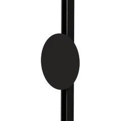 Arte Lamp Optima A7291PL-1BK Черный магнитный светильник обратного заливающего света, мягкое рассеянное освещение на стену или потолок, диаметр 15см, LED 8Вт 480Лм 3000K CRI90+ 120° IP20 48В