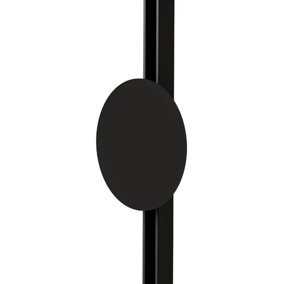 Arte Lamp Optima A7291PL-1BK Черный магнитный светильник обратного заливающего света, мягкое рассеянное освещение на стену или потолок, диаметр 15см, LED 8Вт 480Лм 3000K CRI90+ 120° IP20 48В