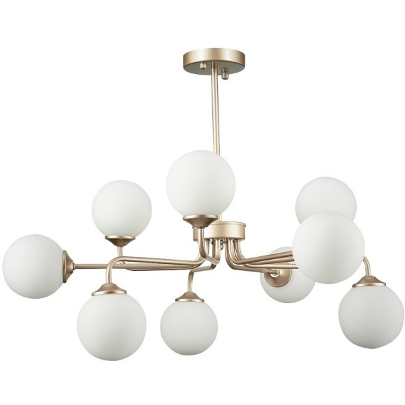 SLE106203-09 Светильник подвесной ST-Luce Золотистый/Белый G9 LED 9*5W REDJINO