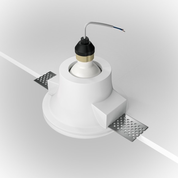 Гипсовый светильник под покраску Maytoni DL002-1-01-W Gyps Modern под лампу 1xGU10 35W