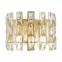 SL1626.201.02 ST Luce ANZIO Настенное бра, E14,2х40W, шампань/шампань, прозрачный