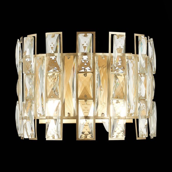 SL1626.201.02 ST Luce ANZIO Настенное бра, E14,2х40W, шампань/шампань, прозрачный
