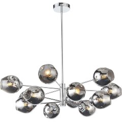 SL1500.103.12 Светильник подвесной ST-Luce Хром/Дымчатый E14 12*40W FOVIA SL1500.103.12 Светильник подвесной ST-Luce Хром/Дымчатый E14 12*40W FOVIA