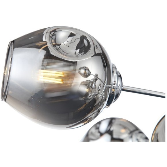 SL1500.103.12 Светильник подвесной ST-Luce Хром/Дымчатый E14 12*40W FOVIA SL1500.103.12 Светильник подвесной ST-Luce Хром/Дымчатый E14 12*40W FOVIA