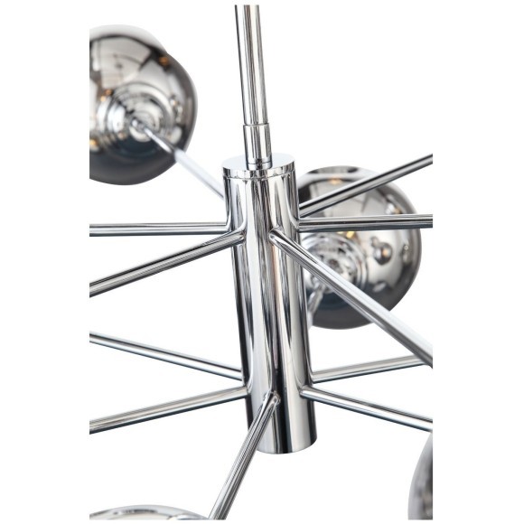 SL1500.103.12 Светильник подвесной ST-Luce Хром/Дымчатый E14 12*40W FOVIA SL1500.103.12 Светильник подвесной ST-Luce Хром/Дымчатый E14 12*40W FOVIA