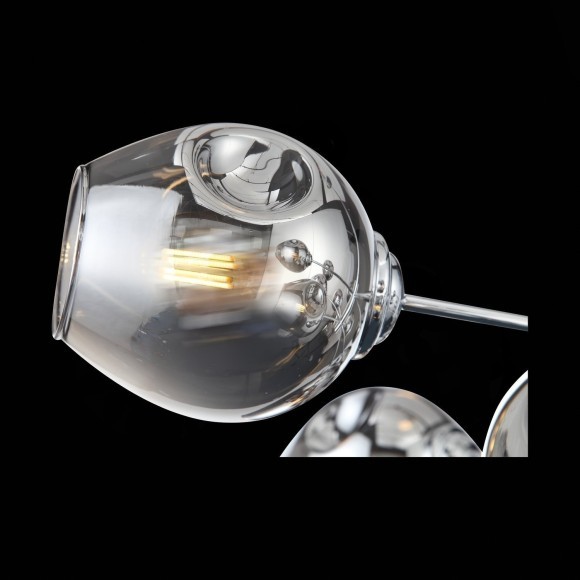 SL1500.103.12 Светильник подвесной ST-Luce Хром/Дымчатый E14 12*40W FOVIA SL1500.103.12 Светильник подвесной ST-Luce Хром/Дымчатый E14 12*40W FOVIA