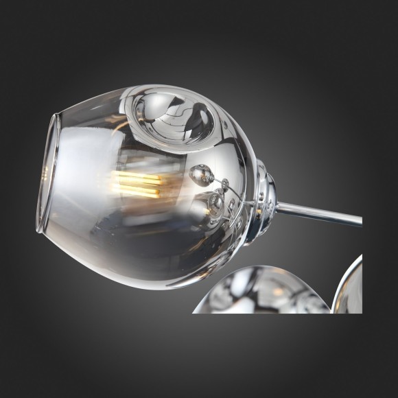 SL1500.103.12 Светильник подвесной ST-Luce Хром/Дымчатый E14 12*40W FOVIA SL1500.103.12 Светильник подвесной ST-Luce Хром/Дымчатый E14 12*40W FOVIA