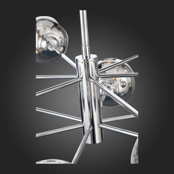 SL1500.103.12 Светильник подвесной ST-Luce Хром/Дымчатый E14 12*40W FOVIA SL1500.103.12 Светильник подвесной ST-Luce Хром/Дымчатый E14 12*40W FOVIA