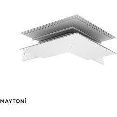 Угловой внешний коннектор для накладных шинопроводов Maytoni Exility TRA034OCL-41W Угловой внешний коннектор для накладных шинопроводов Maytoni Exility TRA034OCL-41W