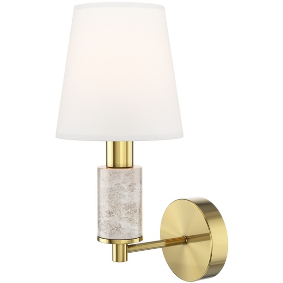 Настенный светильник с белым мрамором Maytoni MOD483WL-01BS