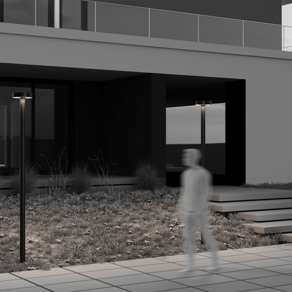 O529FL-L30B3K Садово-парковый уличный столб 250 см 30 ватт Maytoni Outdoor