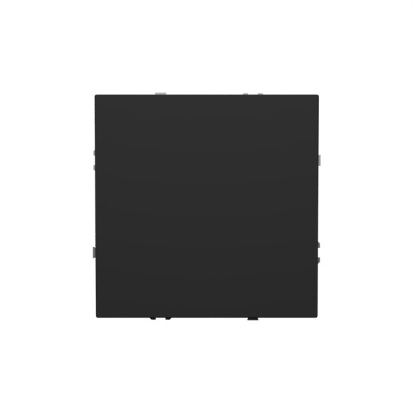 VLS010107 Выключатель встраиваемый одноклавишный графитового цвета 10А (2200 Ватт) VOLTUM S70 (графит)