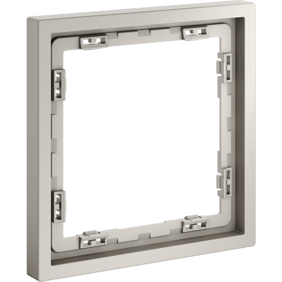 VLS100103 Рамка пластиковая для электрических изделий цвета кашемир VOLTUM серии S70 на 1 пост (кашемир)