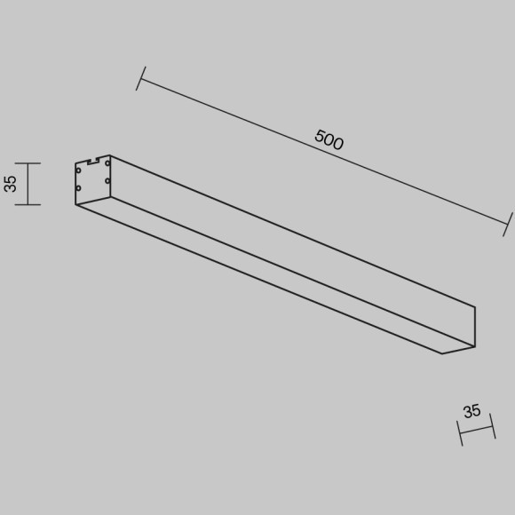 Линейный светильник Technical LL311002