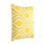 420293 Подушка декоративная CHEVERY, L450, B450, наволочка: 100% хлопок, жёлтый, белый  наполнитель: 100% полиэстер