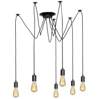 Люстра паук Lussole LSP-8172 SHIRLEY IP21 под лампы 6xE27 360W