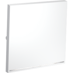 VLS000202 Клавиша белого матового цвета для выключателя и переключателя одноклавишного с подсветкой VOLTUM S70 (белый матовый)