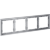 VLS100416 Рамка пластиковая для электрических изделий серого цвета VOLTUM серии S70 на 4 поста (серый)