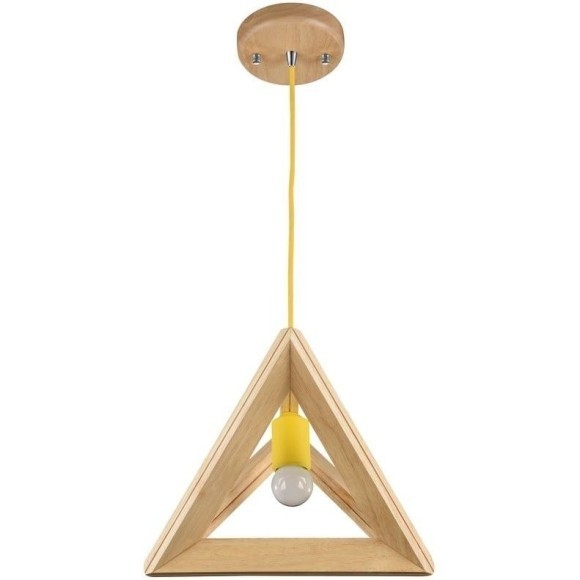 Подвесной светильник с 1 плафоном Maytoni MOD110-01-YE Pyramide под лампу 1xE27 60W