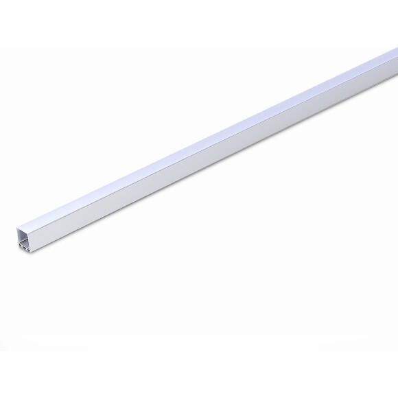 ST017.129.09 Накладной/подвесной 2м алюминиевый профиль с рассеивателем, 2000x32x35мм, рассеиватель и торцевые заглушки в комплекте ST017.129.09 Накладной/подвесной 2м алюминиевый профиль с рассеивателем, 2000x32x35мм, рассеиватель и торцевые заглушки в комплекте