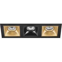 Встраиваемый светильник Lightstar D537030703 Domino под лампы 3xGU5.3 150W