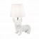 SLE115204-01 Прикроватная лампа Белый, Хром/Белый E27 1*40W NARNI