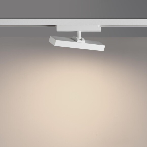 Novotech STRATUS 359780 Белый однофазный трехжильный трековый светодиодный светильник, линейный 20см, поворотный, CCT перекл. цветовой температуры, LED 12Вт 797Лм 2700;3200;4000К CRI90 105° IP20 220В, коэф. пульсации < 1%