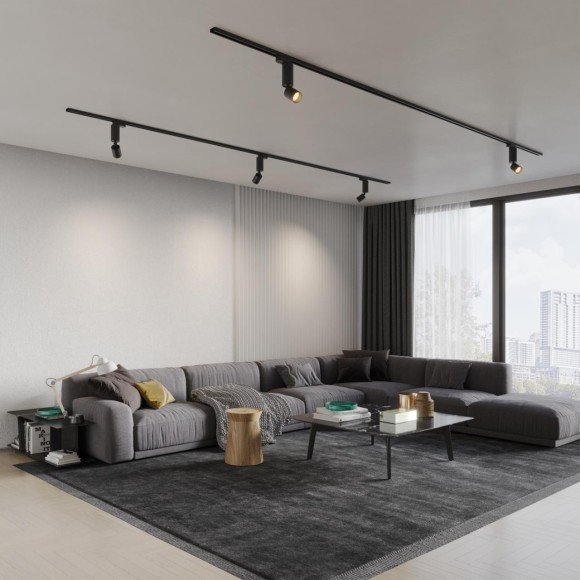 Трехжильный однофазный трековый светодиодный светильник Novotech Tubo 359321 1100лм 10Вт