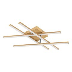 901104 LASANA 4 Светодиодный потолочный светильник 20.5Вт 2500Лм 3000K белый/коричневый пластик/алюминий/сталь 901104 LASANA 4 Светодиодный потолочный светильник 20.5Вт 2500Лм 3000K белый/коричневый пластик/алюминий/сталь