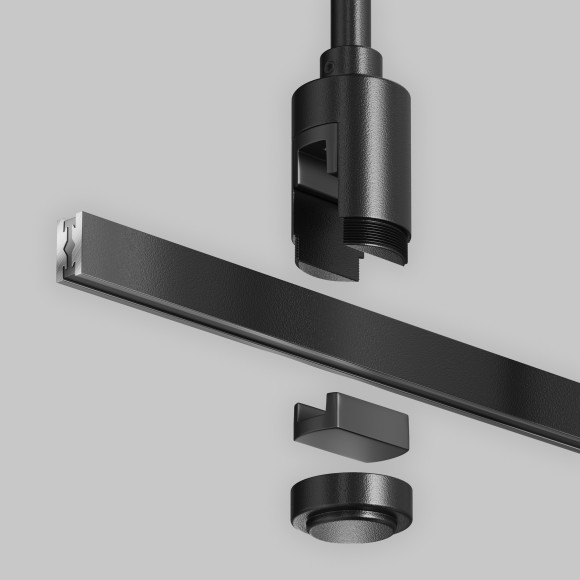 Потолочная стойка одинарная Short (без питания) Maytoni Flarity TRA156C-S1-B