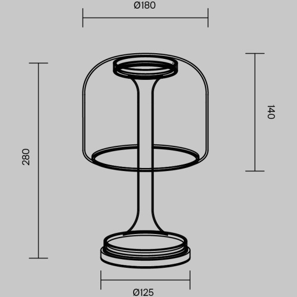 Настольный светильник Maytoni MOD286TL-L8W3K