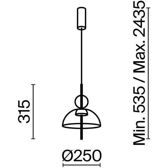 Подвесной светильник Maytoni MOD185PL-L11B3K1