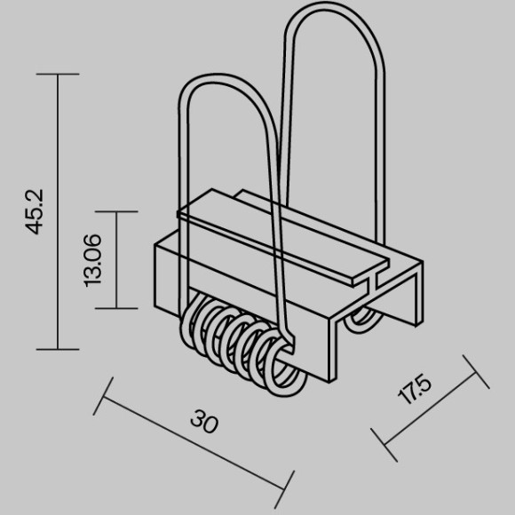 Комплект креплений (для профиля 22×22) 4 шт., ALM-2222-MТ 642052 Комплект креплений (для профиля 22×22) 4 шт., ALM-2222-MТ 642052