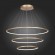 ST603.243.114 Светильник подвесной ST-Luce Золотистый/Белый LED 1*114W 4000K Подвесные светильники
