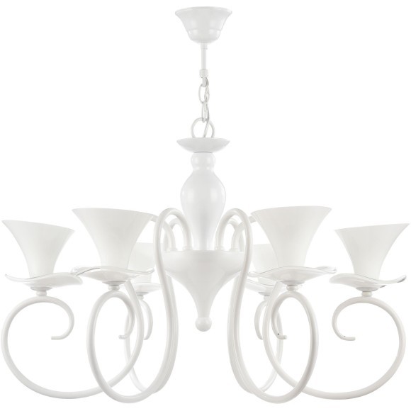 Люстра подвесная Freya FR2001-PL-06-W Fabre под лампы 6xE14 40W