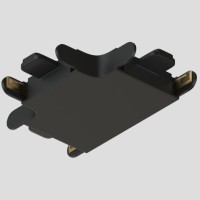 Соединитель Т-образный для треков Air, серия Base, пластик, чёрный