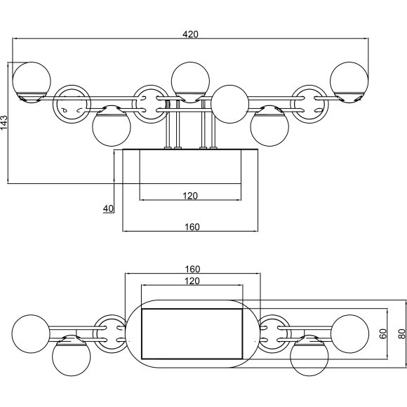 Бра светодиодное Tessara MOD081WL-L13G3K