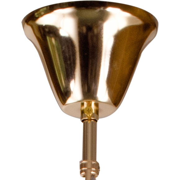 Люстра подвесная 10х6W(led) E14, золото Retro II Lightstar 799102