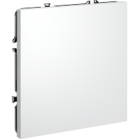 VLS080102 Заглушка для рамки для закрытия розетки матового цвета VOLTUM S70 (белый матовый)